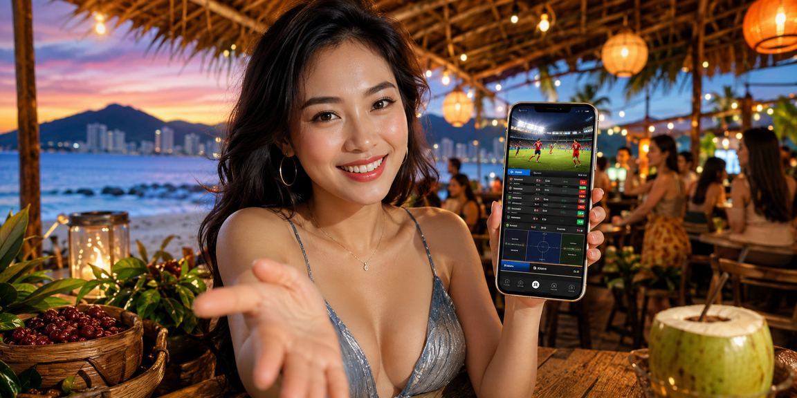 Người dùng thư giãn bên ly cà phê tại Nha Trang, tham gia cá cược thể thao giải trí có trách nhiệm