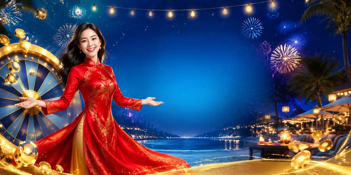 Cảnh chơi Roulette tại resort Phú Quốc với trang phục áo dài